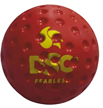 DSC Dimple Machine Cricket Ball (Red)