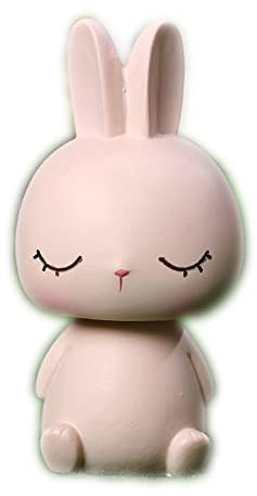 Hase Wackelkopf Figuren Auto Armaturenbrett Dekoration, Kaninchen Ornament Figuren Auto Innendekoration Bobblehead Wackelkopf Dashboard Dekoration