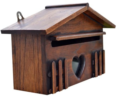 WHAMVOX Boîte Aux Lettres en Étanche Boîte à Suggestions Créative pour Maison Et Entreprise Porte-courrier Mural 1 Unité Extérieur