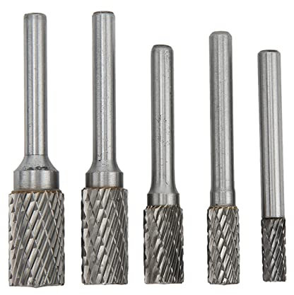 Set di Lime rotanti a Doppio Taglio, Fusto 6 mm, Lima Taglio per Metallo e Legno, Foratura, Intaglio, lucidatura, Incisione, lavori in Metallo,