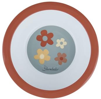 Sterntaler Schale Pferd Sunny - Schüssel mit rutschfestem Sockel für Baby und Kinder - Kinder Müslischale - Schüssel robust und lebensmittelecht, mattrot