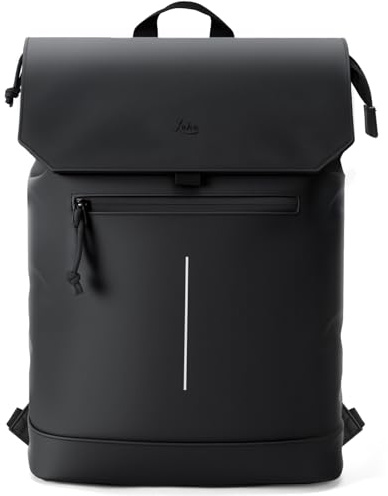 Lekespring Laptop Backpack-Waterproof Rucksack Bag for Women Men, School Bag for Students, Work Backpack, Black