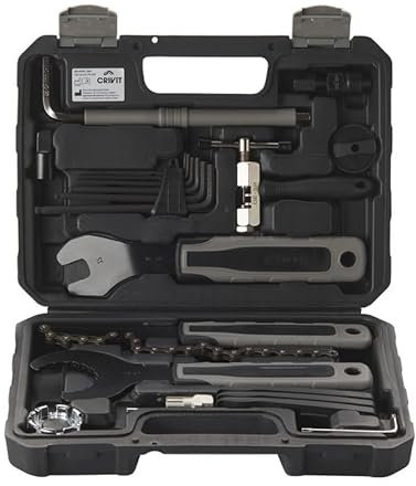 Crivit Fahrradwerkzeugkoffer 20teilig Reparaturset Wartung Werkzeugkoffer