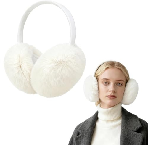LXONTSG Couvre-Oreilles En Peluche, 1 Pièces Cache Oreilles Femme Peluche, Earmuffs Hiver, Cache Oreilles Pliables Femme, Chauffe-Oreilles Hiver, Fournitures Chaudes, pour Hommes et Femmes
