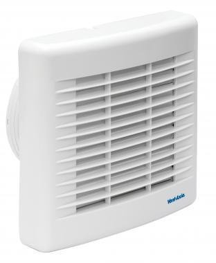 Vent-Axia Basics BAS100B Unshuttered 100mm/4inch Bathroom Fan