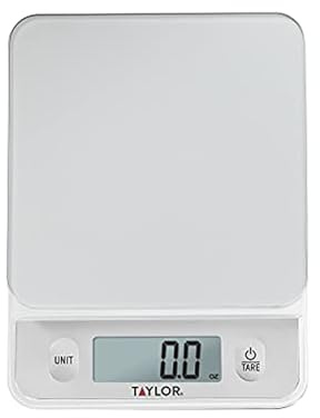 Taylor Digital Kitchen Food Scale with Silver Top - 11 lb Max Capacity