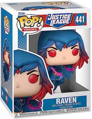 Funko Pop! Heroes: DC - Raven - DC Comics - Amazon-Exklusiv - Vinyl-Sammelfigur - Geschenkidee - Offizielle Handelswaren - Spielzeug Für Kinder und Erwachsene - Comic Books Fans