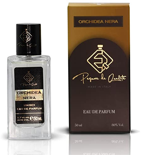 GECO Green ECOmmerce – Orchidea Nera Eau de Parfum 50 ml – Fragranza gourmand aromatica elegante e persistente, per chi ama distinguersi con stile.