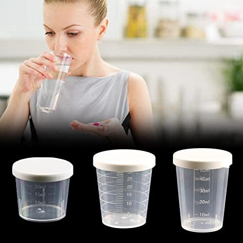 20/30/50ml Clear Plastic Graduated Measuring Cup For Baking JugCup Measure Multifunctional Beaker L Measuring Cup Container M3R6