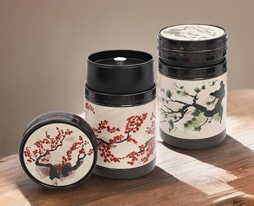 Eigenart Case Akashi 2er Set Metalldose rund mit Drehverschluss und einer Füllmenge von 150g, AK75117