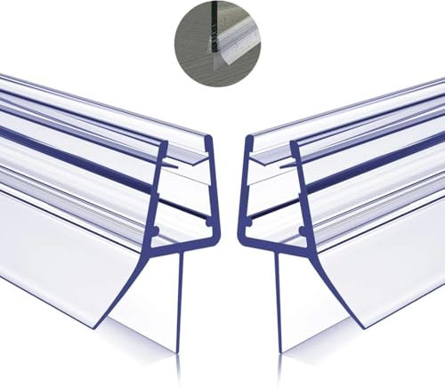 Duschdichtung, Ersatz Dichtung 4-6mm Glastür, 2x30cm Dichtung Dusche Glastür, für Duschtüren Badewanne Transparent Dusche Glastür Wasserabweisende Duschdichtungen