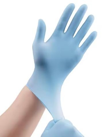 Gedikum Nitril Einweghandschuhe, puderfrei, latexfrei, 10 Paare/Box, Einmalhandschuhe, Blaue Nitrilhandschuhe, in Gr. XS, S, M, L, XL & XXL verfügbar (M)