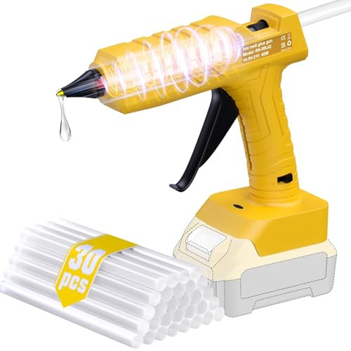 Kabellos Heißklebepistole Akku für 20V Akku (Kein Akku)