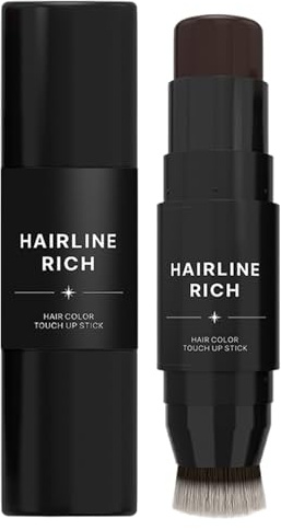 Tresses Origin Cover Up - Ash Corcealer, Mane Pigment Stick | Pen de raíz gris instantánea de larga duración, solución temporal de color de cabello para mujeres, esteticianas de hojas rápidas retoque