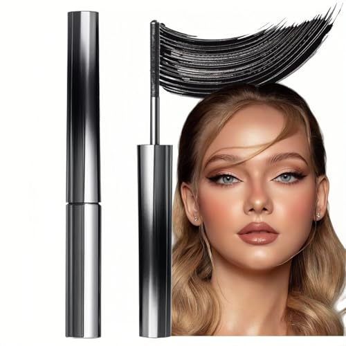 Waterproof Mascara Black,Long Lasting Washable Black Mascara,Mas/cara for Sensitive Eyes,Volume and Lengthening for Eyes,False Lash Effect,Long Lasting Smudge Proof,Easy to Use,Quick-Drying,Bl/ack