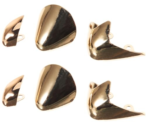 PACKOVE Cubiertas Metálicas Para Tacones Altos Protectoras Y Decorativas De Puntas De Zapatos Elegantes Juego De 3 Pares Fácil Instalación Para Calzado Femenino
