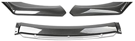 Auto Frontspoiler Lippe für VW T-Cross 2019-2023,ABS Lip Body Kit die Vordere Stoßstange Spoiler Canard Protector Auto Zubehör,Grey