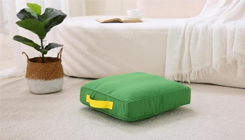 MolynnChic Large Floor Pillow Meditation Cushion Square Floor Cushions for Adults,Premium Thick Outdoor Cushions Seat,Yoga Pillows Sitting Pillow 45cm
