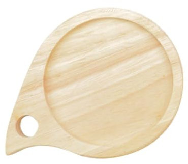 UTHCLO 1pieza Tablero De Madera Multifuncional Anticalor para Cocina y Picnic Alfombrilla De Escritorio Natural Soporte para Tazas y Alimentos Aislante Térmico para Uso Diario