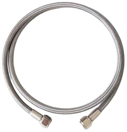 30-500CM Fuel Braided Pipe Lines Hose AN6 0-90 Degree Conversion Joint Transmission Cooler Hose Nylon Braided Lines Return Line(230CM)