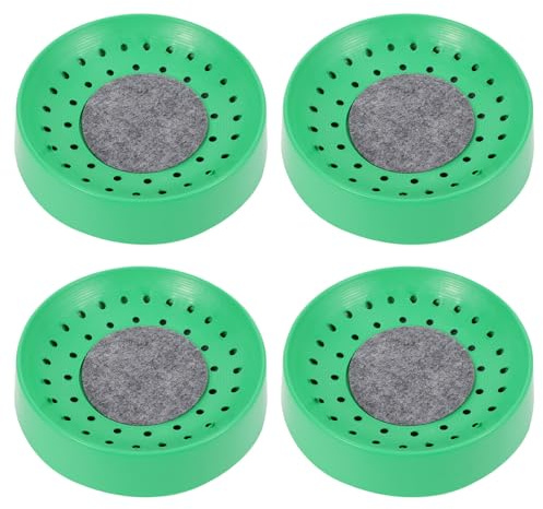 MERRYHAPY 4 Pezzi Ciotole Nido per Piccioni Tappetino Traspirante Resistente e Lavabile per Allevamento e Schiusa Uccelli