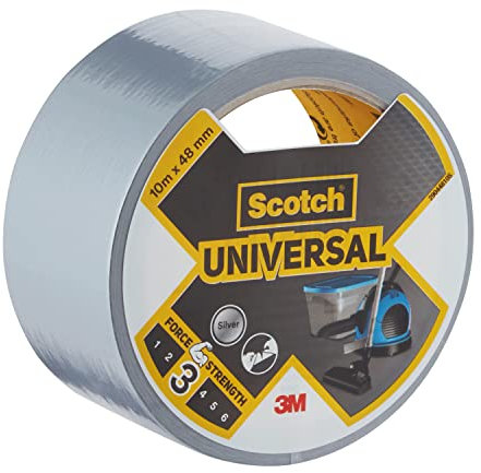Scotch 2904 Ruban adhésif universel Argenté 10 m x 48 mm