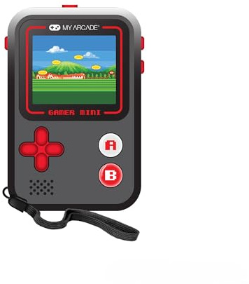 MY ARCADE GAMER MINI CLASSIC 160 EN 1 NOIR GRIS ROUGE
