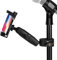Peastrex Music Boom Microfono Supporto per telefono con braccio lungo e super morsetto di rotazione a 360 ° per telefono 14 13 12 11 MAX Pro Galaxy S22 S21 Google Pixel, smartphone 3,5 a 7 pollici