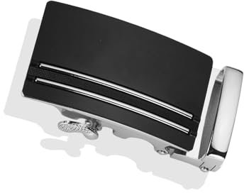 Peysaitr 1 Stück Gürtelschnalle, Gürtelschnalle Herren,Ersatz gürtelschnalle, Klassische Gürtelschnalle für die meisten Gürtel(Schwarz)