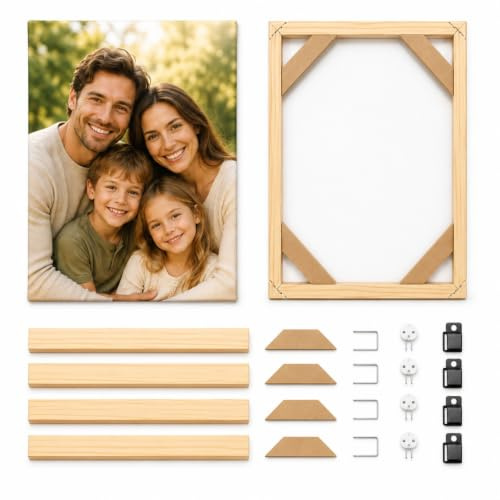 Wooden Canvas Frame 40x50cm 45x55cm Compatible Self Assembly Kit