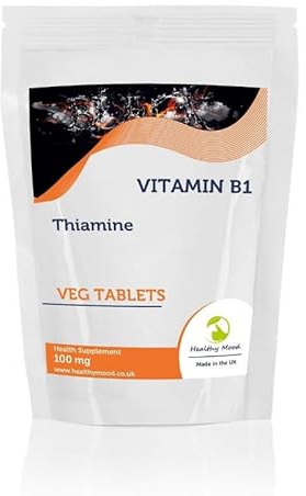 Vitamin B1 THIAMINE 100mg 180 Veg Tablets Pills Health Food Supplements Nutrition Vitamins HEALTHY MOOD