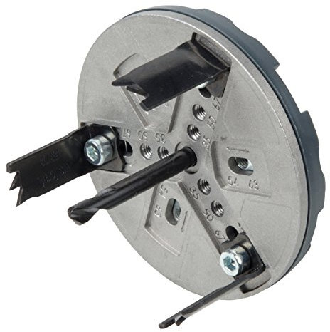 wolfcraft 5984000 - Scie Cloche Réglable - Diamètre 35-83 mm - Profondeur de Coupe 30 mm