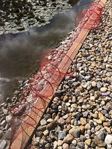 Machermann-Germany Doppelreuse Aalreuse Krebsreuse Fischreuse 3 Meter Länge Fischnetz Reuse