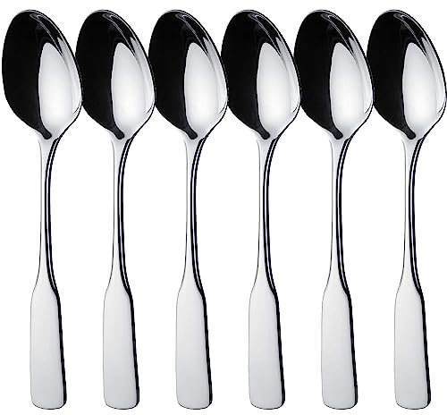 GRÄWE Espressolöffel Spaten, 6 Stück, Mokkalöffel aus Edelstahl 18/10, klassisches Design, kleiner Löffel für Espresso, handpoliert & spülmaschinengeeignet