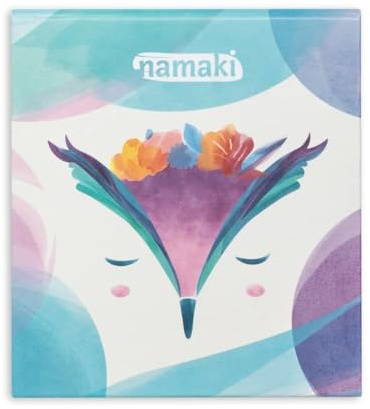 110106 Namaki - Palette 7 Ombretti Bio Owl | Colori Sicuri per Pelli Sensibili | Certificato Bio Cosmos | Fatto in Italia
