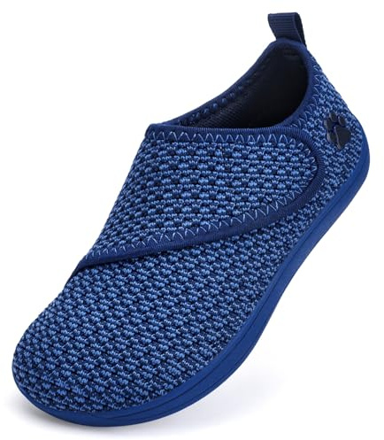 Barefoot Shoes - Scarpe per bambini, larghe a piedi nudi con caduta zero, per bambini e bambine, minimalisti, scarpe traspiranti, Marina, 22 EU Ancho