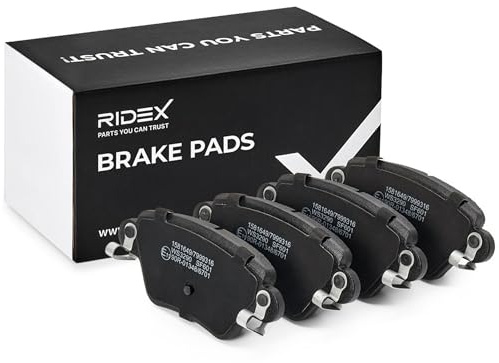 RIDEX 402B0025 Juego para eje Juego de pastillas de freno Trasero Chapa antichirridos compatible con FORD Mondeo Mk3 Familiar BWY