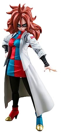 Bandai Tamashii Nations TAMASHII Nations Dragonball Fighterz - Android 21 - Figur S.H.-Figuarts - 15 cm, 214136, Schwarz