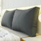 Cojín de lectura para Cama Sofá 60/70/80/90cm Cabecera Cojín Suave Almohada de lectura Almohada Lumbar Soporte Almohada de Respaldo de Cama Grande Desmontable Cojines de Pared(B,60x50cm/23x19in(1pc))