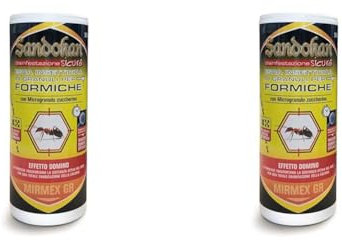 Insetticida Formiche Granulare 300 gr Polvere Zuccherina (Confezione da 2)