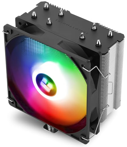 TR-Thermalright Assassin X 120R SE ARGB CPU-kylare - 4 värmerör, 120 mm tyst fläkt, för AMD AM4/AM5, Intel LGA1851/1700/115x/1200, PC-kylare