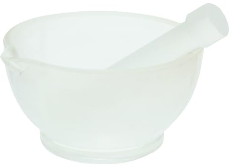INOOMP Mortaio e Pestello in Vetro 90mm Multifunzionale Set Mini per Spezie e Medicinali, Ciotola Pratica per Macinare in Cucina e Farmacia, Facile da Pulire e Resistente Stile Casuale