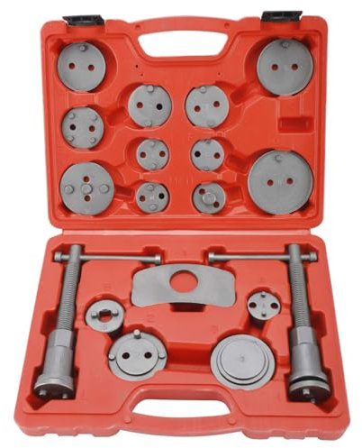 FreeTec 18tlg Bremskolbenrücksteller Rücksteller Satz Bremskolben Kolbenrücksteller KFZ Werkzeug Set