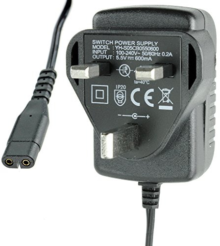 Spares2go Window Vacuum Battery Charger Power Cable for Karcher WV Classic, WV Easy