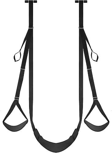 Bondage Masters Door Sex Swing with Seat - Sexy Slave Bondage Love Slings for Adult Couples with Adjustable Straps
