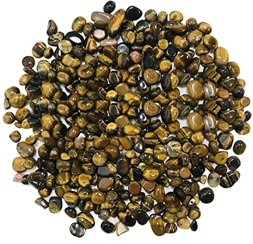 Caritierily Stone Decorations for Aquarium Natural Crystal Small Grain Polished Gravel Decorative River Stone Ornamental Plants Aquarium Gravel For Potted Plants Succulents Bonsai (B, One Size)