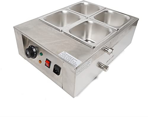 Elektrische Schokolade Temperiergerät mit Edelstahl Behälter 1000W | 8kg Kapazität | Präzise Temperaturkontrolle