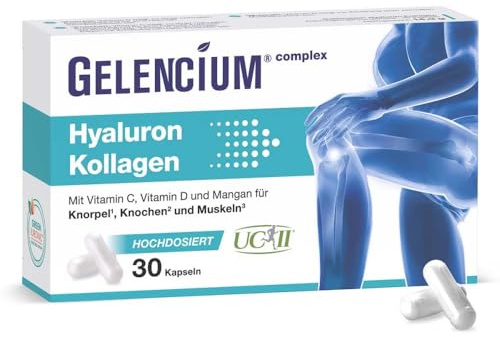 GELENCIUM Hyaluron Kollagen hochdosiert Vitamin C 30 stk