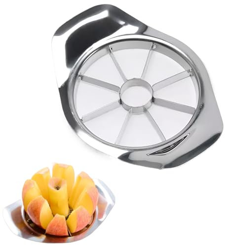 Affettatrice per mele, in acciaio inox, versatile, per tagliare frutta e verdura