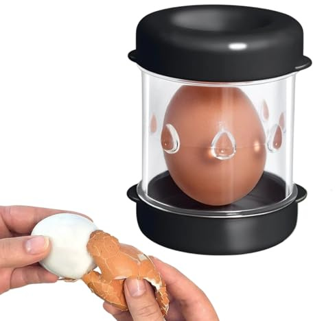 Hard Boiled Egg Peeler Tool, New Creative Manual Boiled Egg Sheller Opener, Plastic Egg Separator for Effortlessly Removing Eggshells from Hard-Boiled Eggs